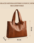GRACES MINIMALISTISKE LUKSUS | MYK SKULDERVESKE – fra Nordic Boutique & Co. | Nordic Boutique & Co.