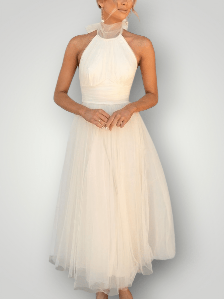 AMARA | HALTER MAXI - KJOLE – fra Nordic Boutique & Co. | Nordic Boutique & Co.