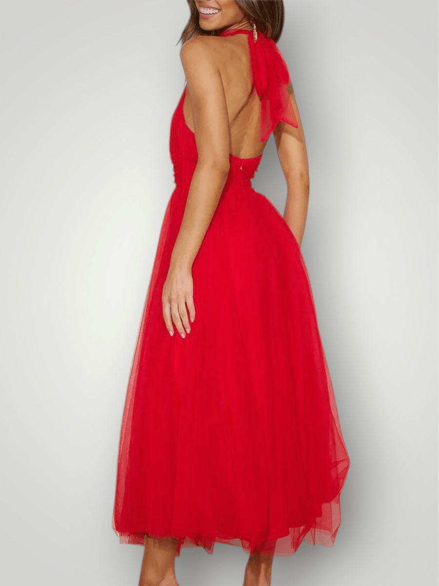 AMARA | HALTER MAXI - KJOLE – fra Nordic Boutique & Co. | Nordic Boutique & Co.