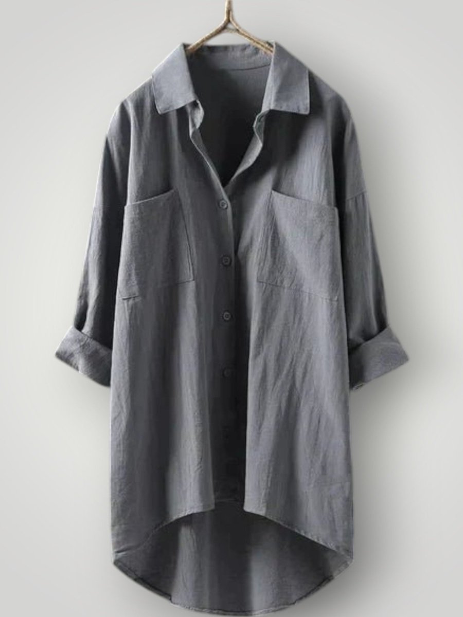ANGELINA | LANGERMET SKJORTE – fra Nordic Boutique & Co. | Nordic Boutique & Co.