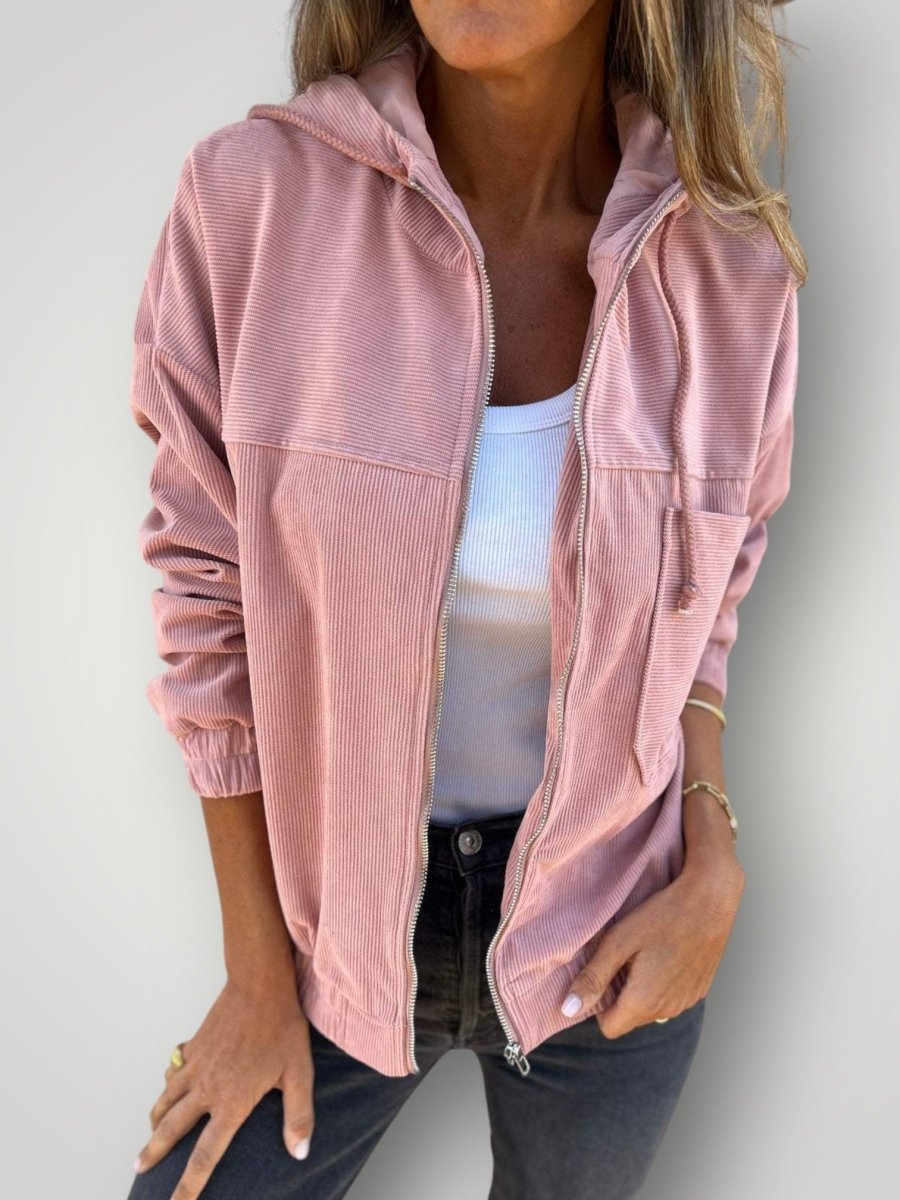 AVA | KORDJAKKE MED GLIDELÅS – fra Nordic Boutique & Co. | Nordic Boutique & Co.