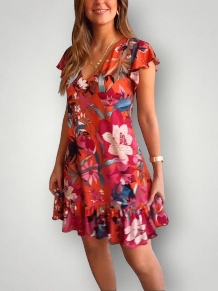 BELLA | BLOMSTERKJOLE – Dresses fra Nordic Boutique & Co. | Nordic Boutique & Co.