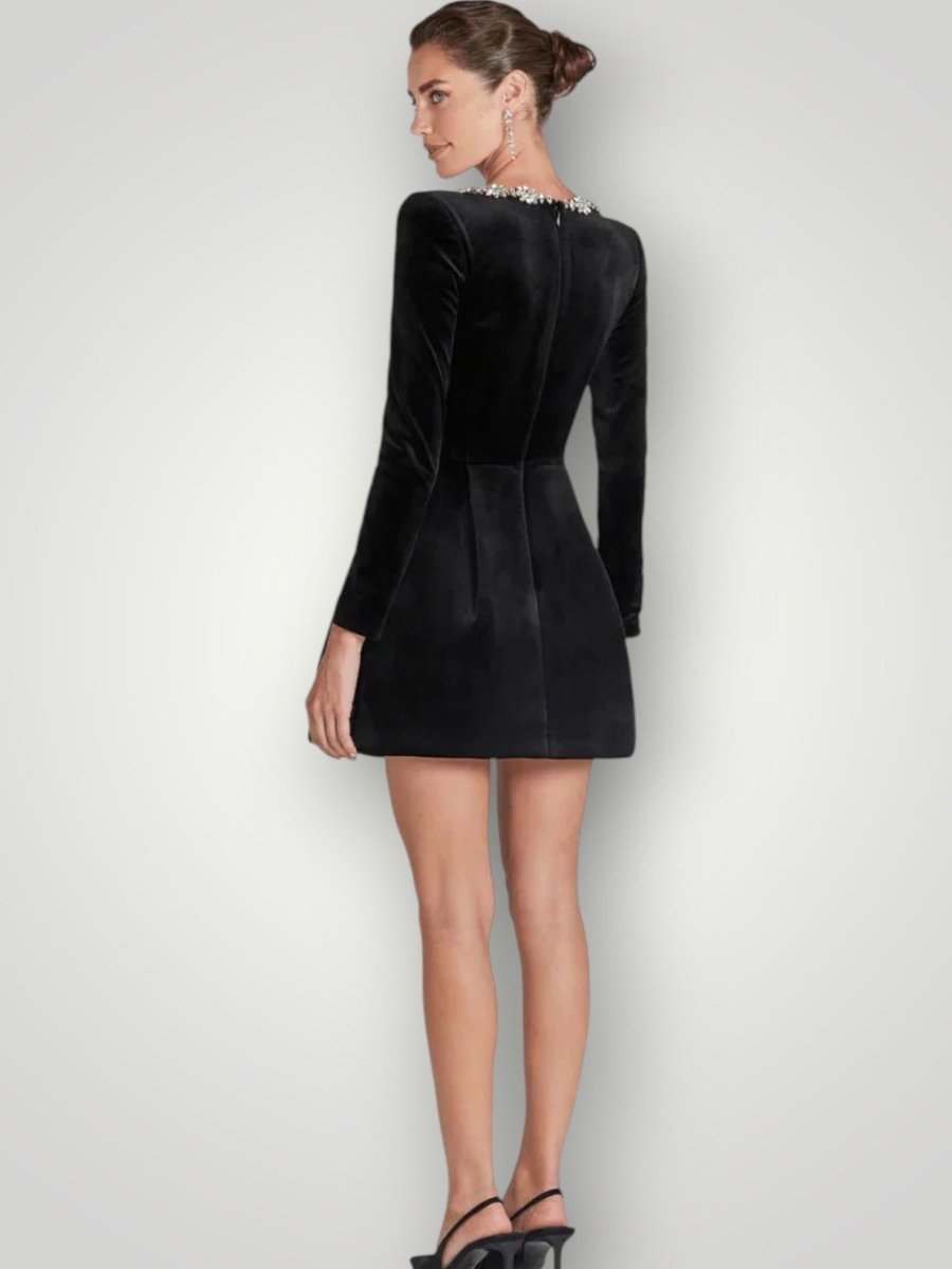 BRITNEY | FLØYELSKJOLE - Nordic Boutique & Co.