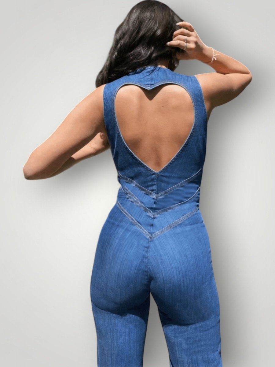 CAPRI | DENIM JUMPSUIT – fra Nordic Boutique & Co. | Nordic Boutique & Co.