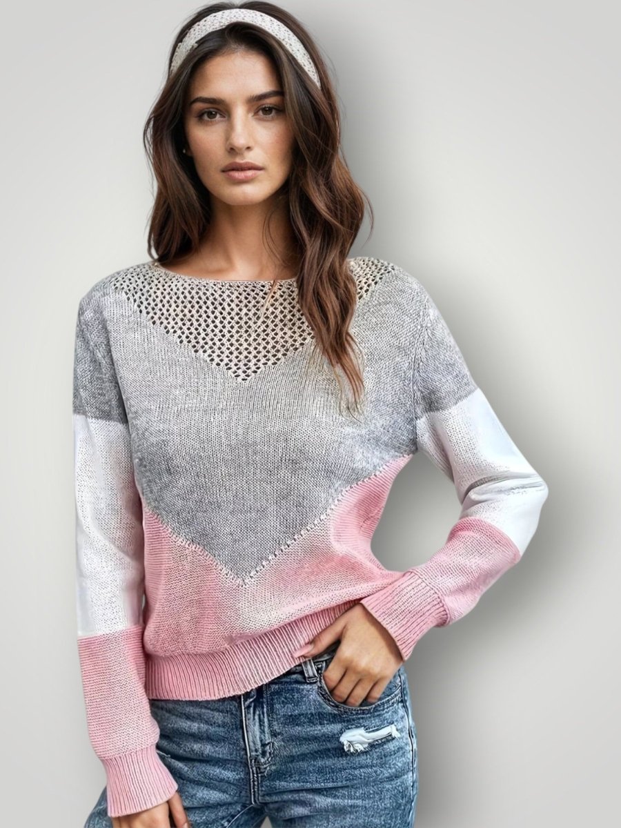 DONATELLA | UFORMELL STRIKKET GENSER - Nordic Boutique & Co.