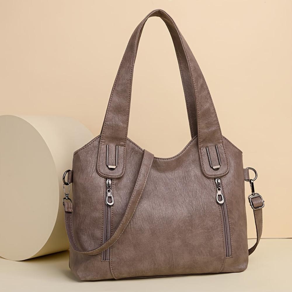 EMMA | RETRO TOTE SKULDERVESKE – fra Nordic Boutique &amp; Co. | Nordic Boutique &amp; Co.