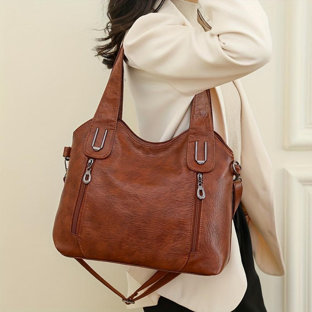 EMMA | RETRO TOTE SKULDERVESKE – fra Nordic Boutique & Co. | Nordic Boutique & Co.