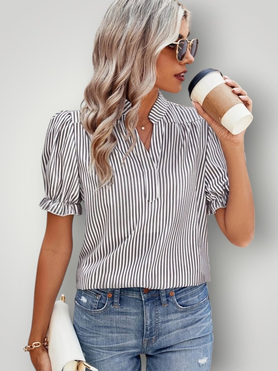 EMMA | STRIPET BLUSE – fra Nordic Boutique & Co. | Nordic Boutique & Co.