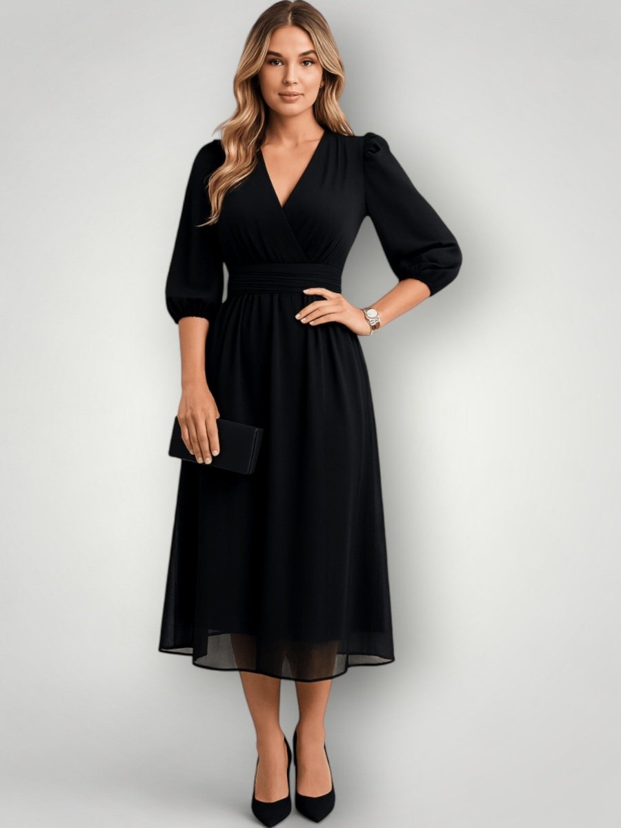 FAY | ELEGANT CHIFFONKJOLE – fra Nordic Boutique & Co. | Nordic Boutique & Co.