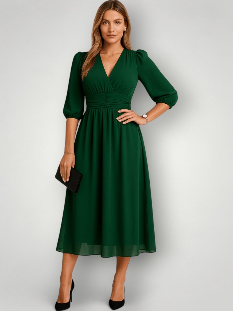 FAY | ELEGANT CHIFFONKJOLE – fra Nordic Boutique & Co. | Nordic Boutique & Co.