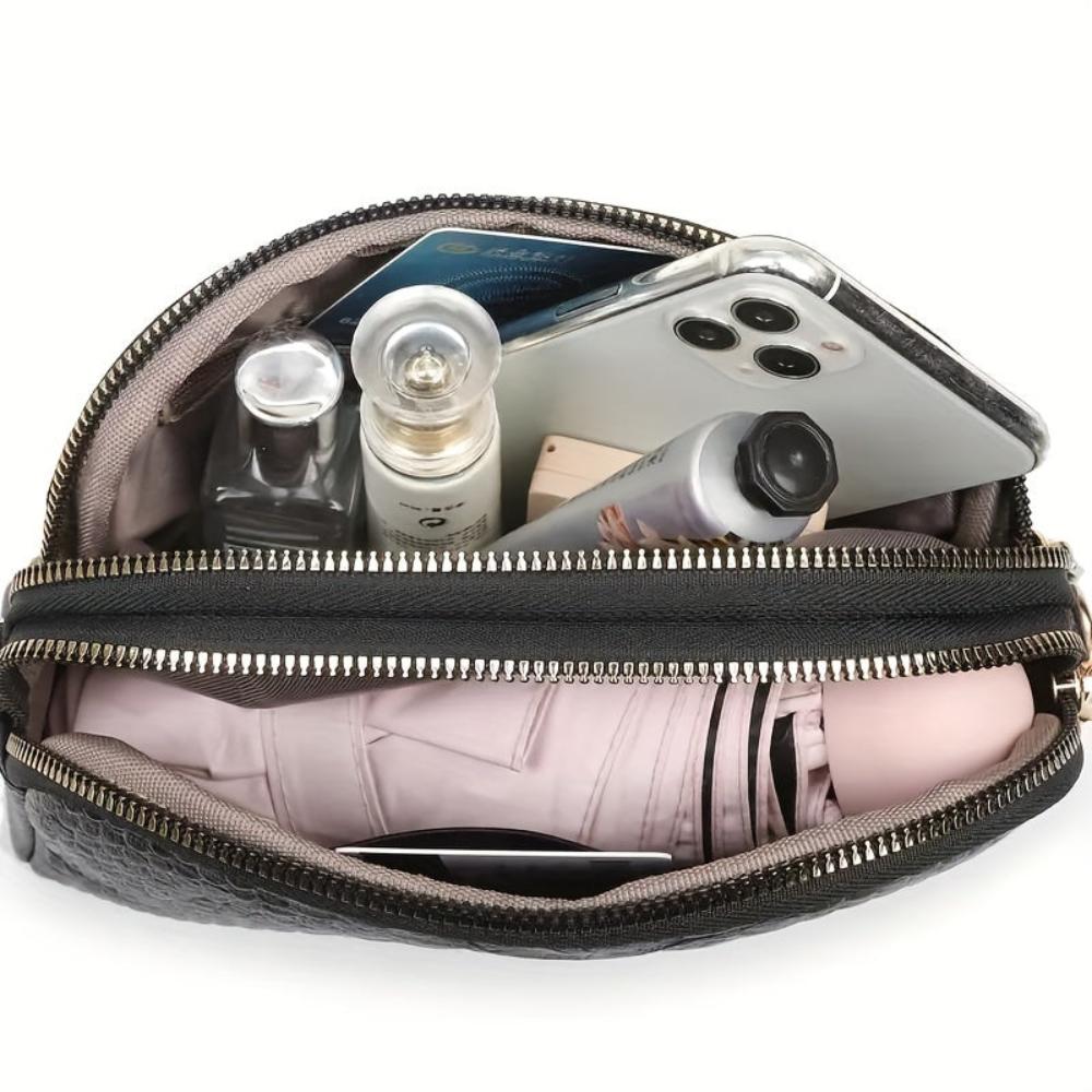 ISABELLA | KROKODILLEMØNSTRET MINI CROSSBODY - VESKE – fra Nordic Boutique & Co. | Nordic Boutique & Co.