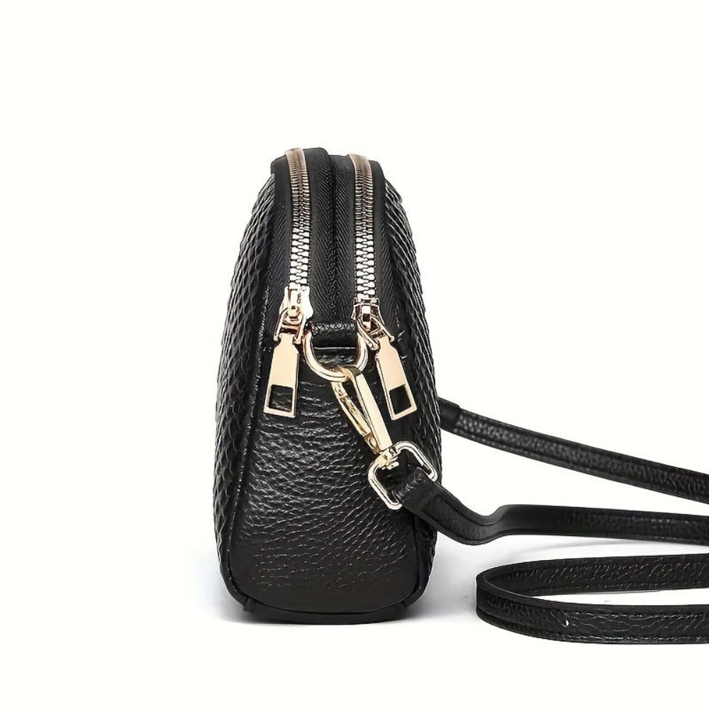 ISABELLA | KROKODILLEMØNSTRET MINI CROSSBODY - VESKE – fra Nordic Boutique & Co. | Nordic Boutique & Co.