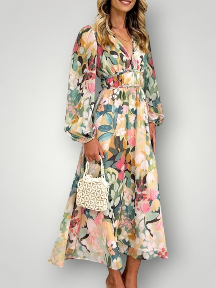 JARA | FLORAL KJOLE – Dresses fra Nordic Boutique & Co. | Nordic Boutique & Co.