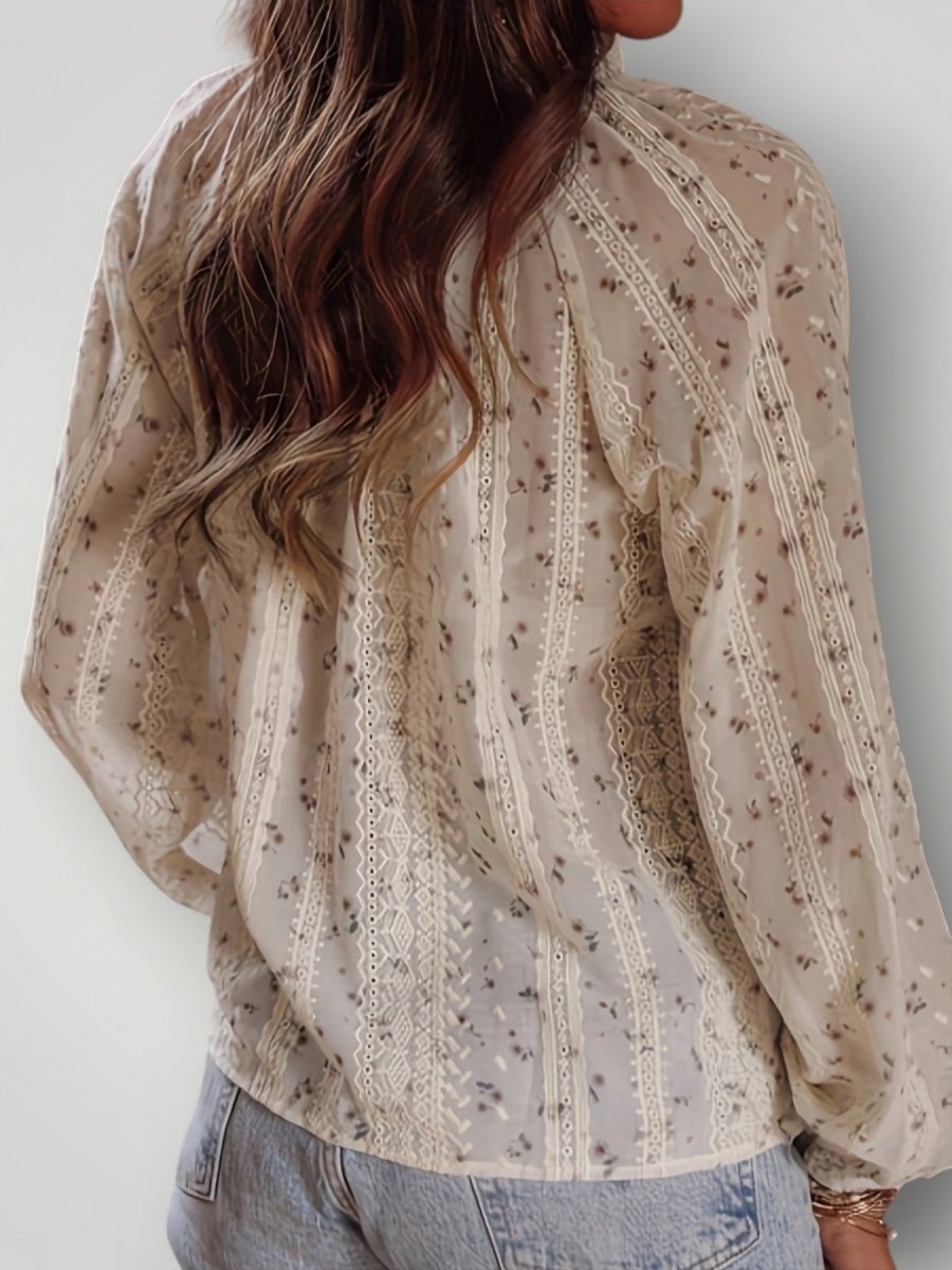 KARIN | BLOMSTERBLUSE – fra Nordic Boutique & Co. | Nordic Boutique & Co.