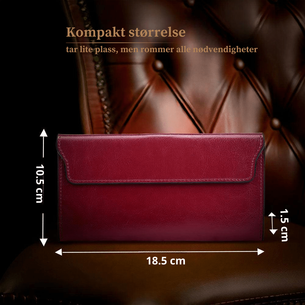 KLASSISK SAMMENLEGGBAR | LOMMEBOK MED MAGNETKLAFF – fra Nordic Boutique & Co. | Nordic Boutique & Co.