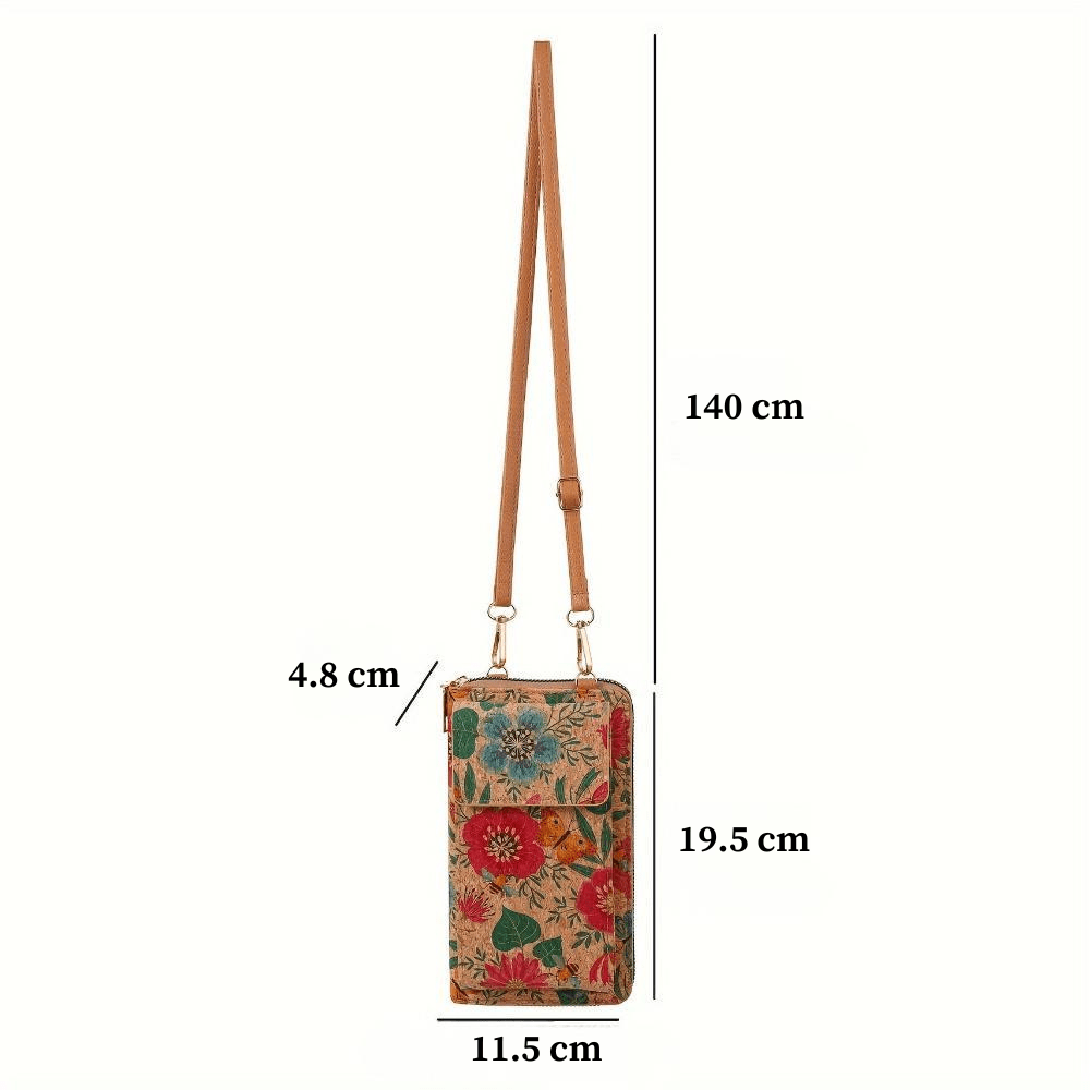 LILA | BOHO BLOMSTER CROSSBODY LOMMEBOK – fra Nordic Boutique & Co. | Nordic Boutique & Co.