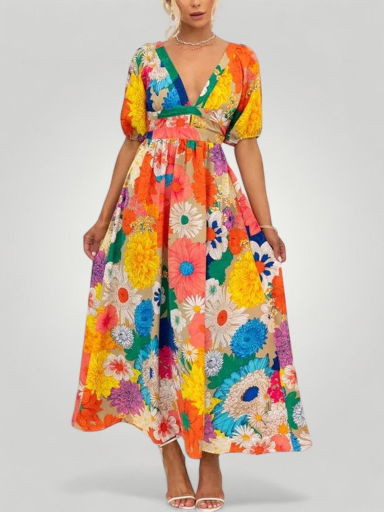LINNEA | BLOMSTERKJOLE - Nordic Boutique & Co.