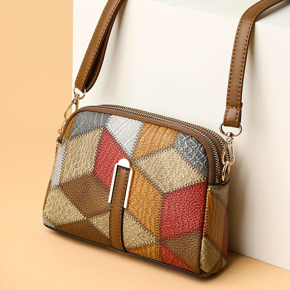LUNA | PATCHWORK MINI CROSSBODY - VESKE – fra Nordic Boutique &amp; Co. | Nordic Boutique &amp; Co.