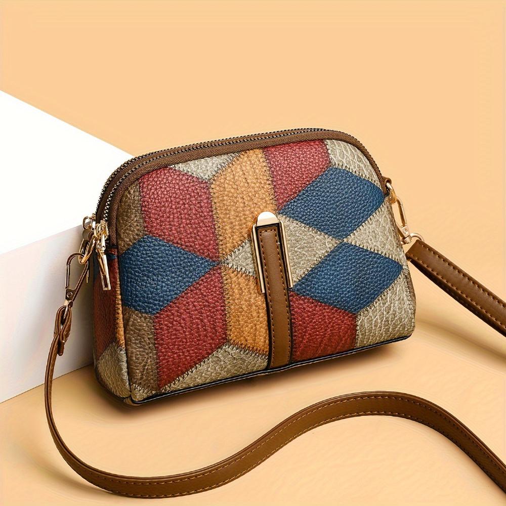 LUNA | PATCHWORK MINI CROSSBODY - VESKE – fra Nordic Boutique &amp; Co. | Nordic Boutique &amp; Co.