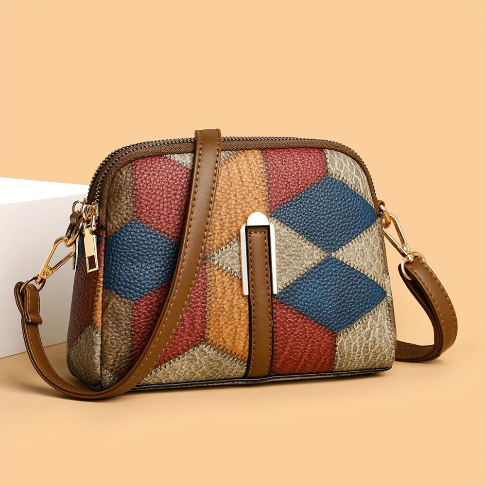 LUNA | PATCHWORK MINI CROSSBODY - VESKE – fra Nordic Boutique &amp; Co. | Nordic Boutique &amp; Co.