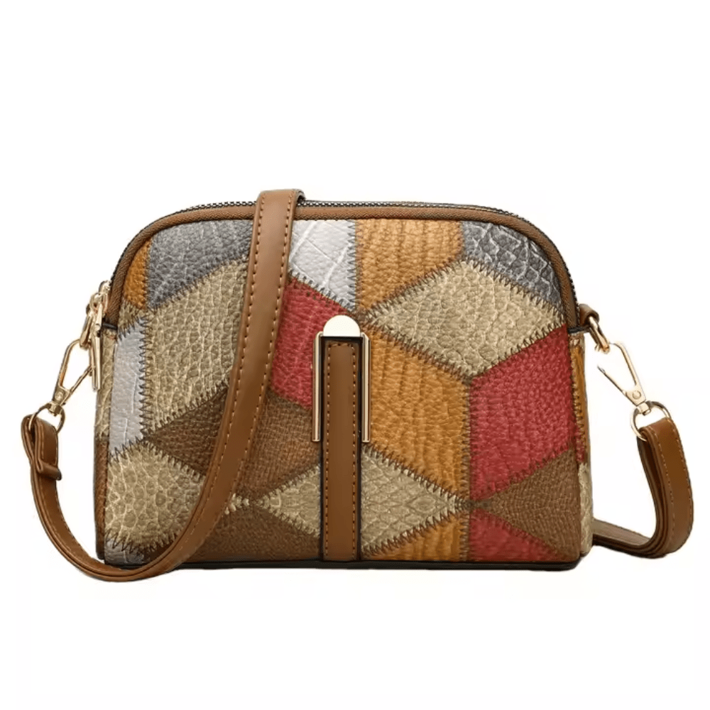LUNA | PATCHWORK MINI CROSSBODY - VESKE – fra Nordic Boutique & Co. | Nordic Boutique & Co.