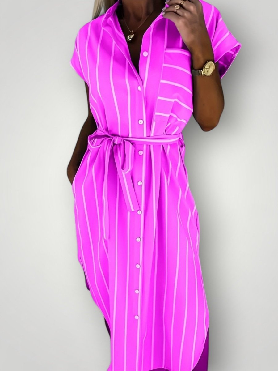 MARIANNE | STRIPETE KJOLE – fra Nordic Boutique & Co. | Nordic Boutique & Co.