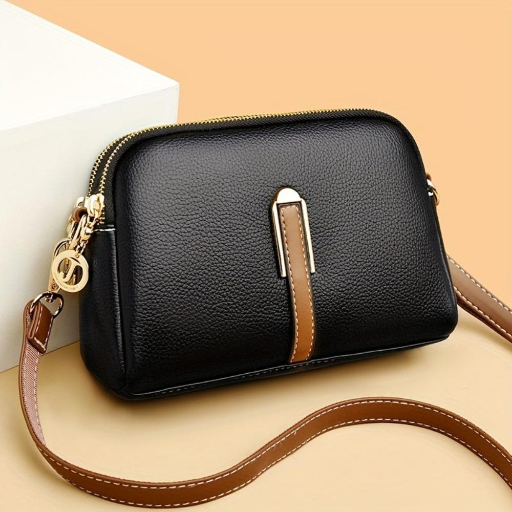 MILA | LITCHI EMBOSSED CROSSBODY - VESKE – fra Nordic Boutique & Co. | Nordic Boutique & Co.