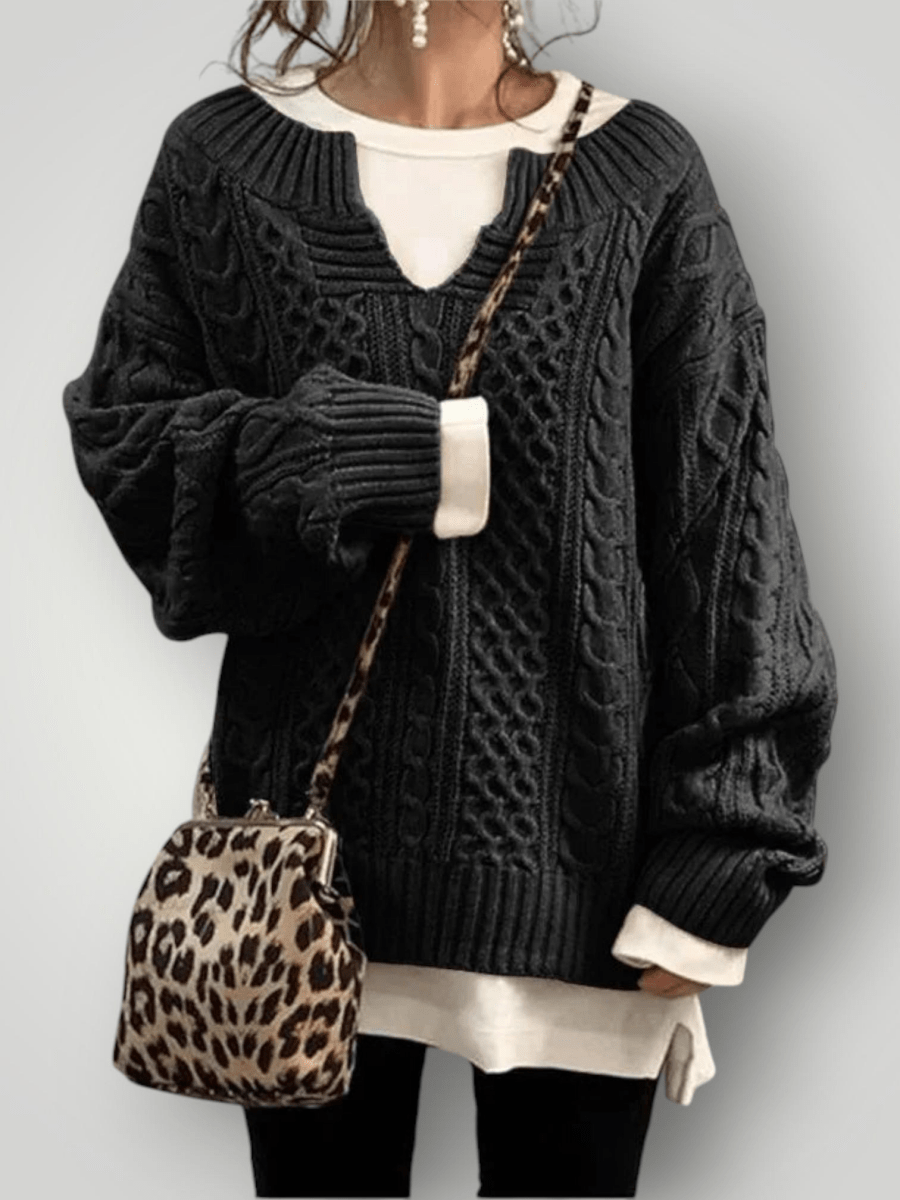 OTILIE | STRIKKET GENSER - Nordic Boutique & Co.