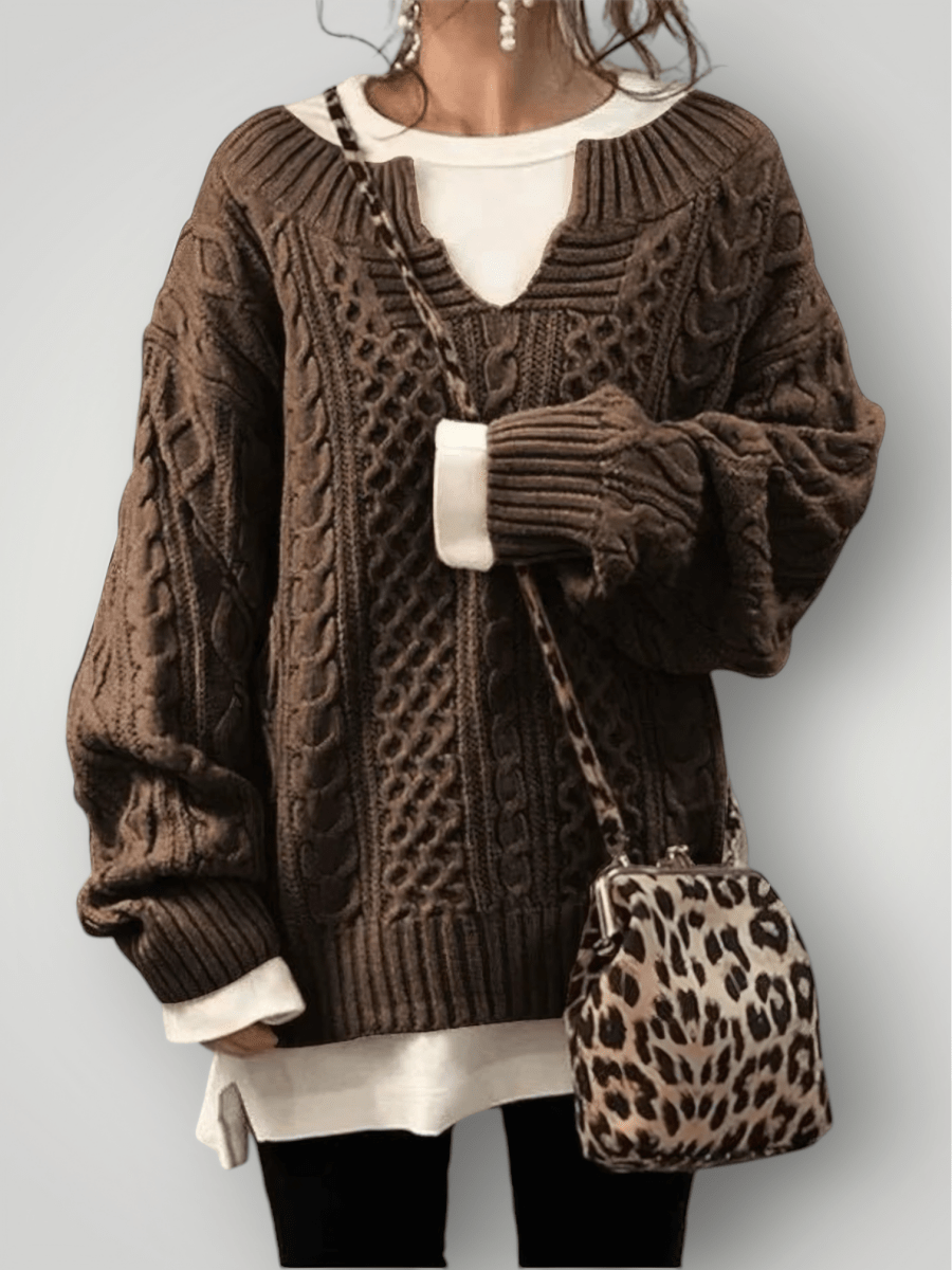 OTILIE | STRIKKET GENSER - Nordic Boutique & Co.