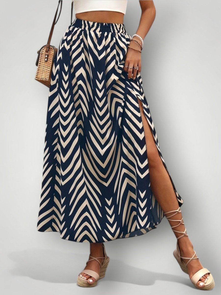 SILJE | CHEVRON SKJØRT – fra Nordic Boutique & Co. | Nordic Boutique & Co.