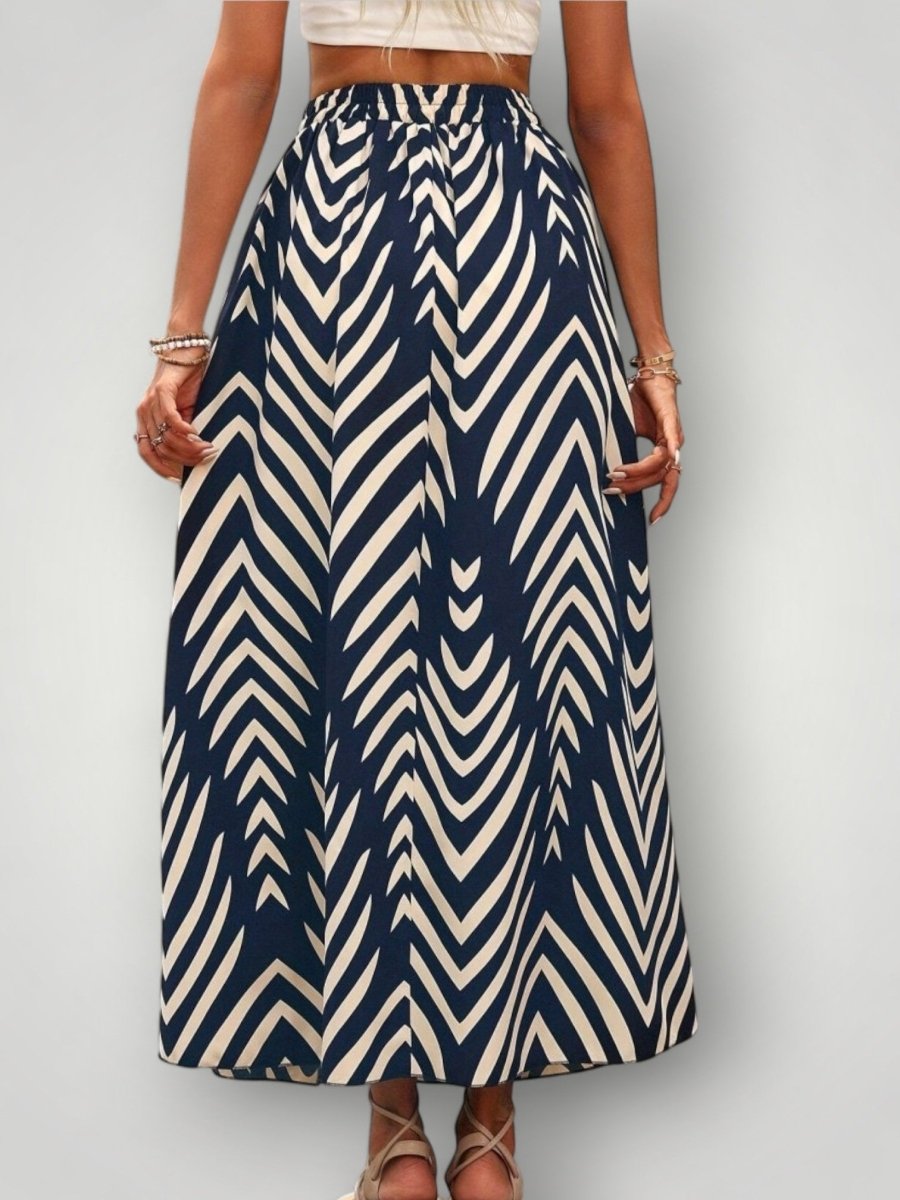 SILJE | CHEVRON SKJØRT – fra Nordic Boutique & Co. | Nordic Boutique & Co.