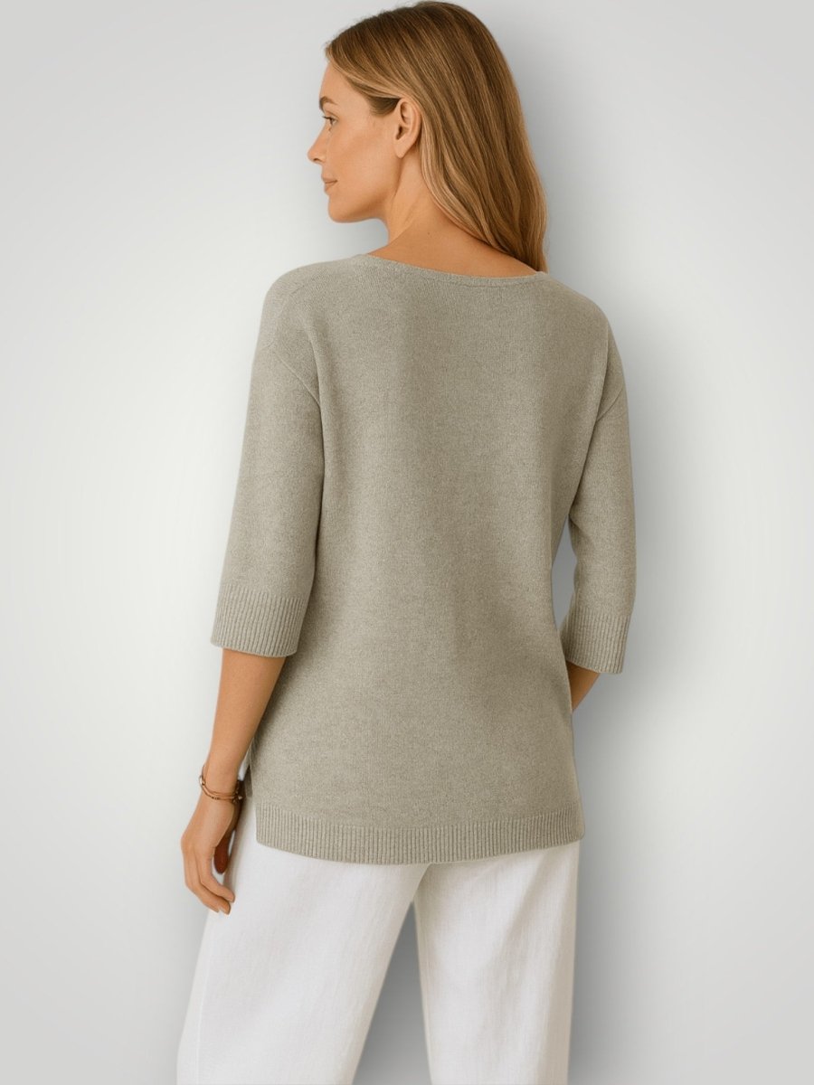 SOFIE | STRIKKET T - SKJORTE – fra Nordic Boutique &amp; Co. | Nordic Boutique &amp; Co.