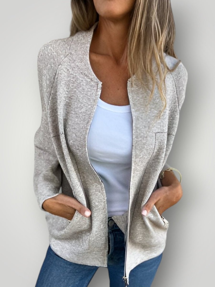SYLVIE | JAKKE MED GLIDELÅS – fra Nordic Boutique & Co. | Nordic Boutique & Co.
