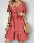 VIVIENNE | V - HALS SOMMERKLEDD - Nordic Boutique & Co.