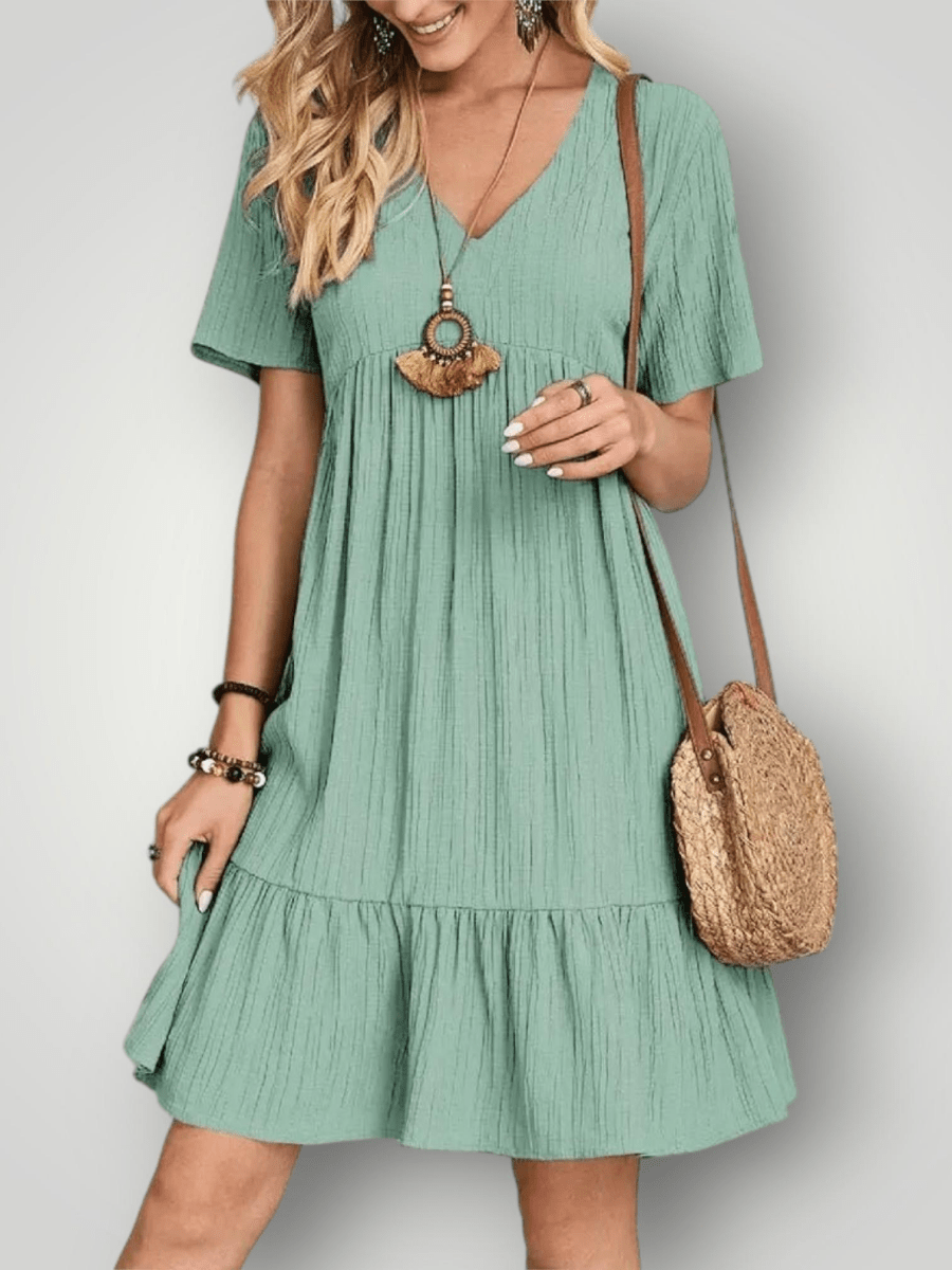 VIVIENNE | V - HALS SOMMERKLEDD - Nordic Boutique &amp; Co.